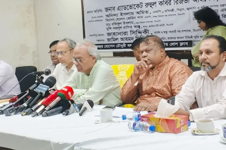 জামায়াত নেতারা হাসিনার পথেই হাঁটতে সবচেয়ে ভালোবাসেন: রিজভী