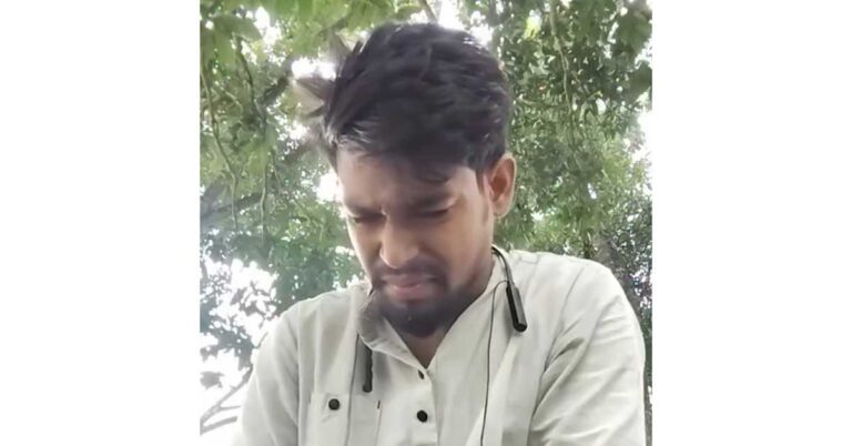 ফেসবুক লাইভে এসে যুবকের বিষপান!