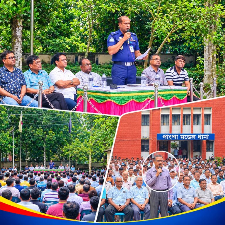 পাংশায় দুর্গাপূজায় প্রতিটি মন্দিরে কঠোর নিরাপত্তা থাকবে: ওসি শেখ মঈনুল ইসলাম