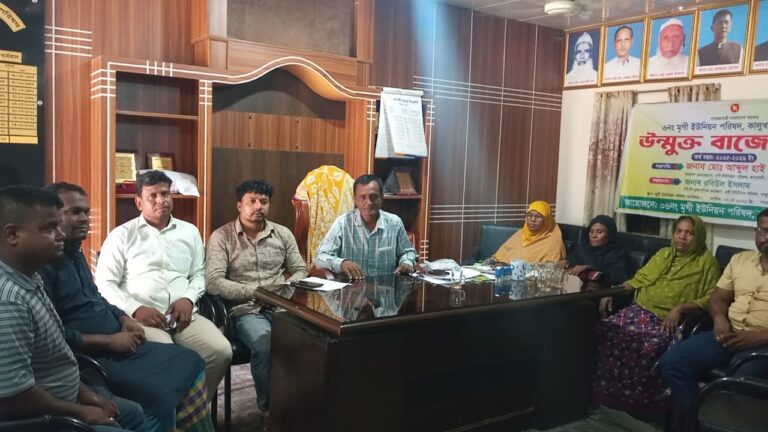 মৃগী ইউনিয়ন পরিষদে নাগরিক সেবা অব্যাহত রেখেছেন প্যানেল চেয়ারম্যান আব্দুল হাই