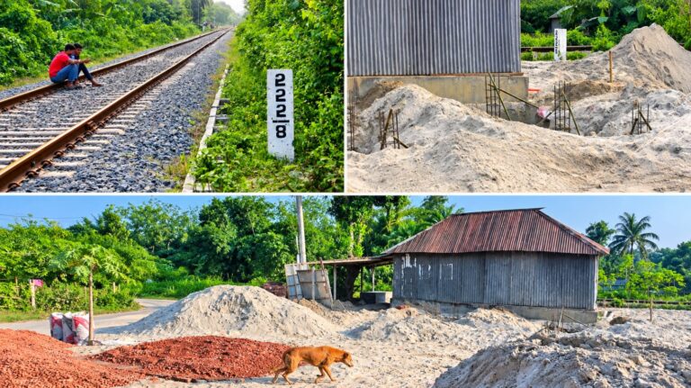 কালুখালীতে রেলওয়ের জমিতে পাকা স্থাপনা নির্মাণের অভিযোগ