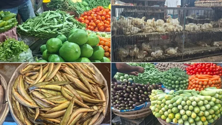 রাজধানীর কাঁচাবাজার: শিমের কেজি ২০০, ব্রয়লার ১৮০ টাকা